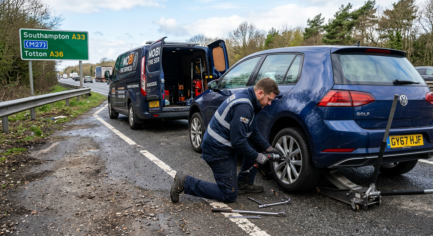 Mobile Locking Wheel Nut Removal
